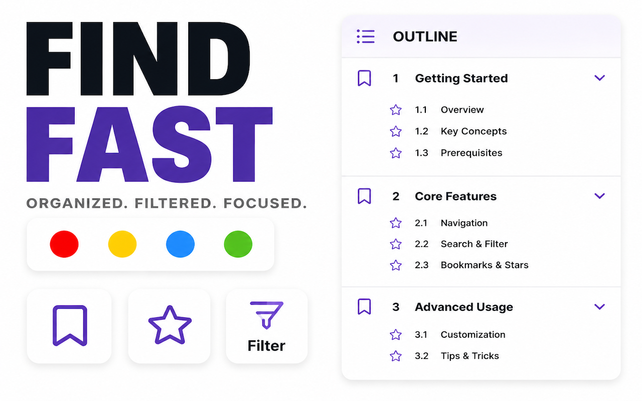 Outline navigation screenshot in English.
